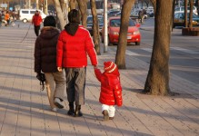 3 People Walking Together